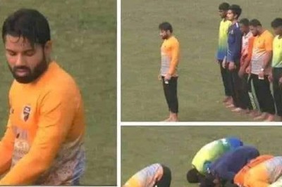 بی پی ایل : محمد رضوان کی امامت میں اسٹیڈیم میں نماز ادائیگی