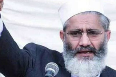 سراج الحق کا عمران خان کو سزا دینے کی مخالفت، فیصلے پر اظہار تشویش