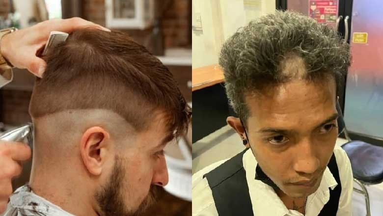 غیر ملکی شہری نے غیر حجامت بنانے پر نائی کے بال اڑا دیے