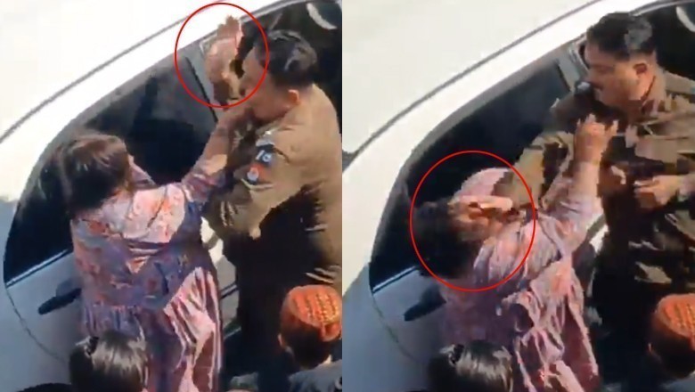 پولیس افسر کی سرعام بدسلوکی کا شکار خاتون کے خلاف مقدمہ درج