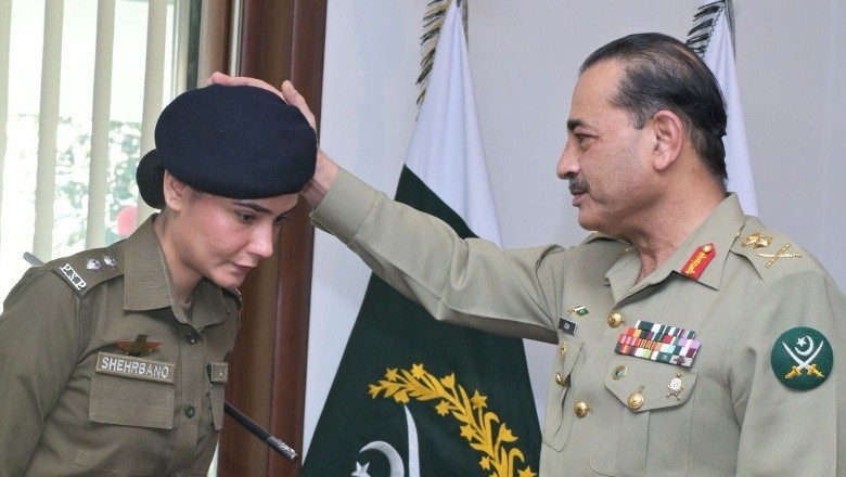 آرمی چیف کی اے ایس پی شہر بانو کو شاباش