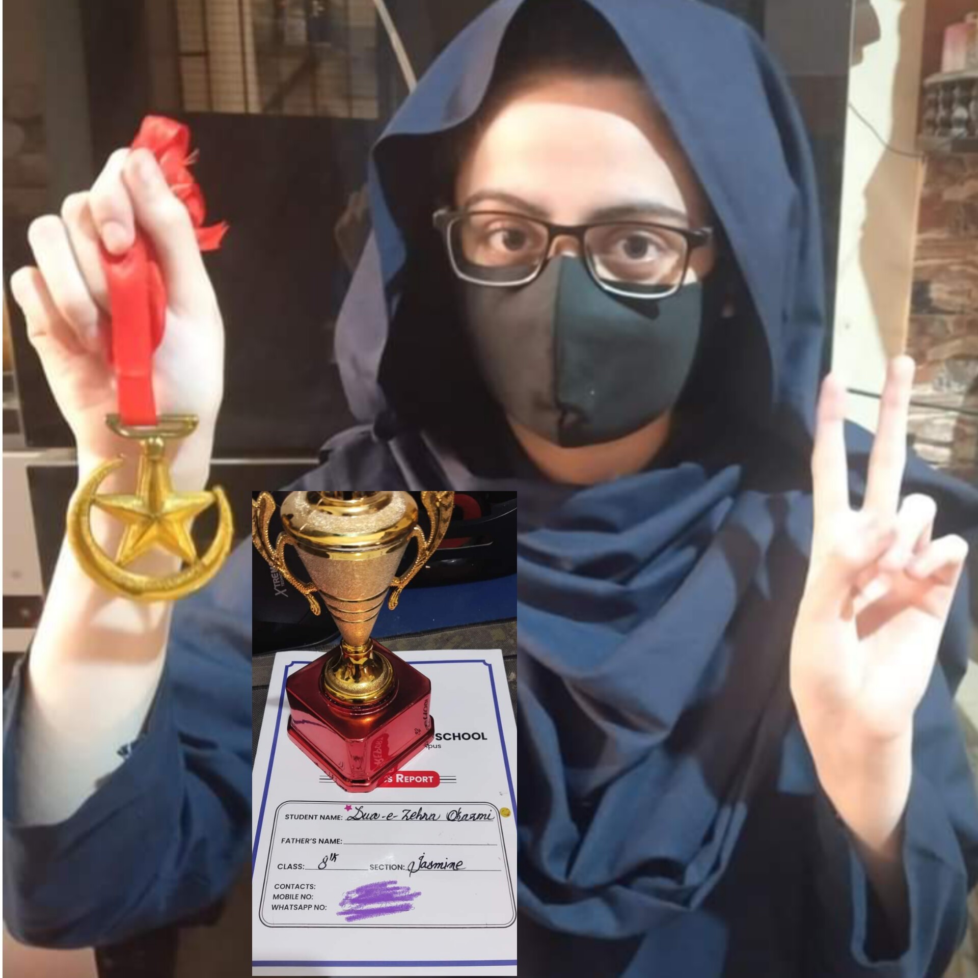 دعا زہرہ نے تعلیمی میدان میں ایک اور کامیابی حاصل کرلی