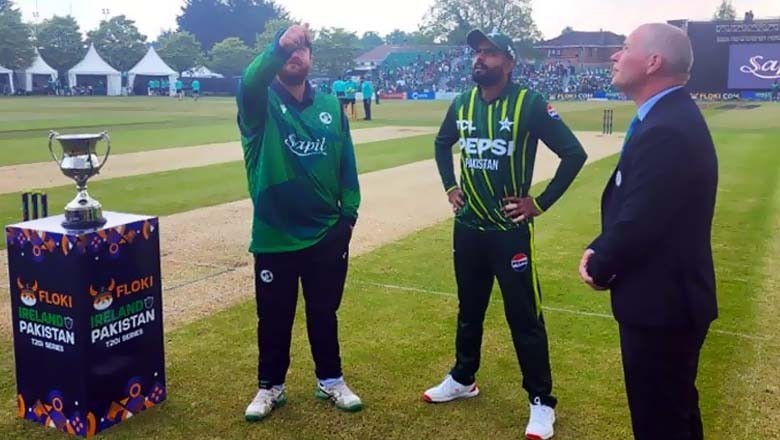 دوسرا ٹی ٹوئنٹی: پاکستان کا آئرلینڈکیخلاف ٹاس جیت کر بولنگ کا فیصلہ