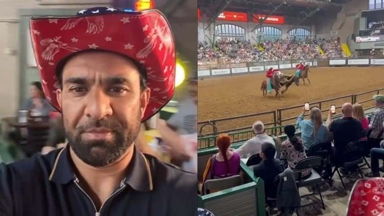 ٹیکساس میں افتخار احمد اور نسیم شاہ ''ہارس رائیڈنگ شو'' میں پہنچ گئے