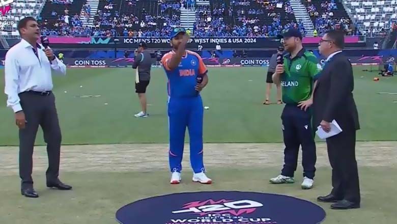 ٹی ٹوئنٹی ورلڈ کپ: بھارت کا آئرلینڈ کے خلاف ٹاس جیت کر فیلڈنگ کا فیصلہ