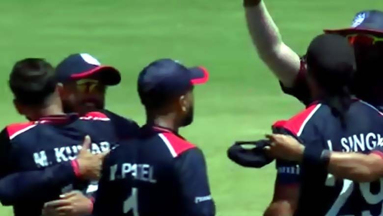 ٹی 20 ورلڈکپ ، امریکا نے پاکستان کو سپر اوور میں شکست دیدی