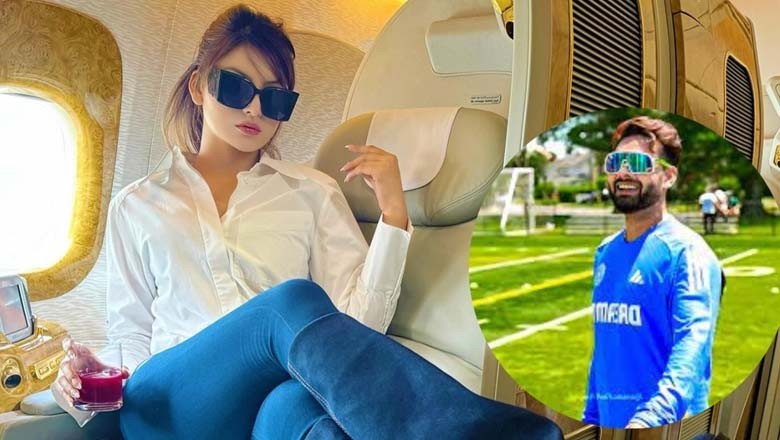 بھارتی ٹیم کو سپورٹ کرنے اروشی روٹیلا نیویارک پہنچ گئیں