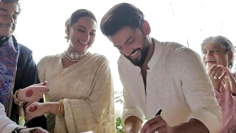 سوناکشی نے اپنی شادی کے یادگار لمحات کی ویڈیو شیئر کردی