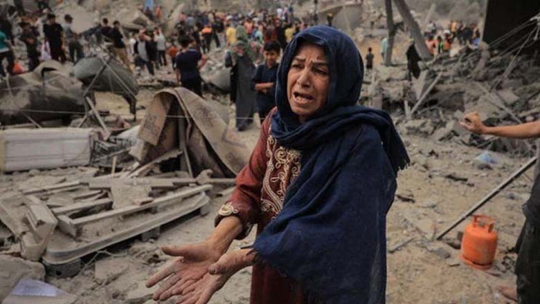 اسرائیلی فورسز کی غزہ کے اسکول پر بمباری، 16فلسطینی شہید