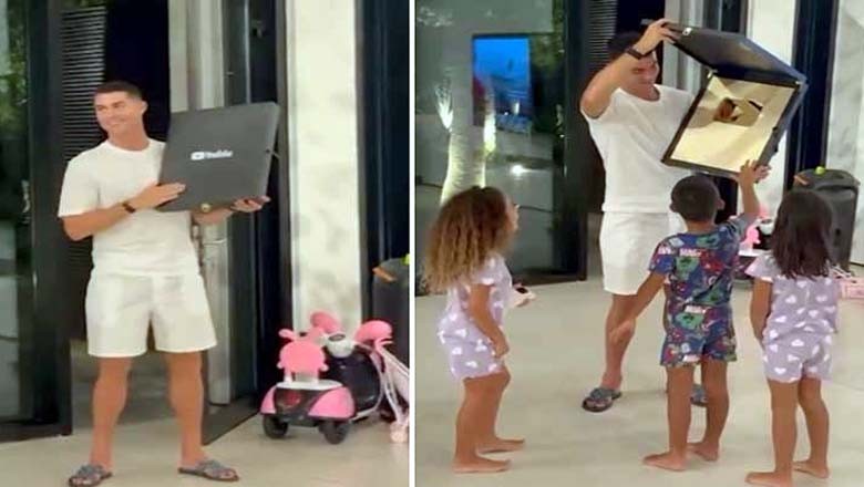 رونالڈو کو ایک ہی دن میں یوٹیوب کا گولڈن بٹن مل گیا