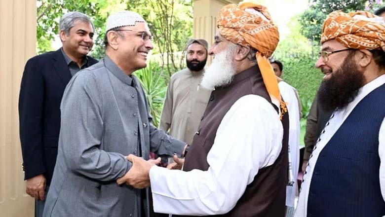 فضل الرحمان اور زرداری کی ملاقات پر جے یو آئی کا ردعمل، ساتھ دینے کی تردید