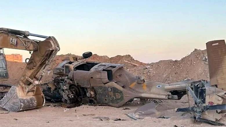 غزہ میں اسرائیلی فوج کا ہیلی کاپٹر گرکر تباہ، 2 فوجی واصل جہنم