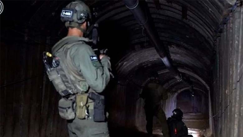 اسرائیلی فوج نے چھ قیدیوں کی لاشوں والی سرنگ کی وڈیو جاری کر دی
