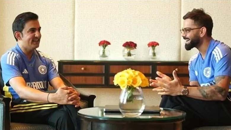 کل کے حریف، بھارتی بورڈ نے کوہلی اور گھمبیر کو آمنے سامنے بٹھا دیا