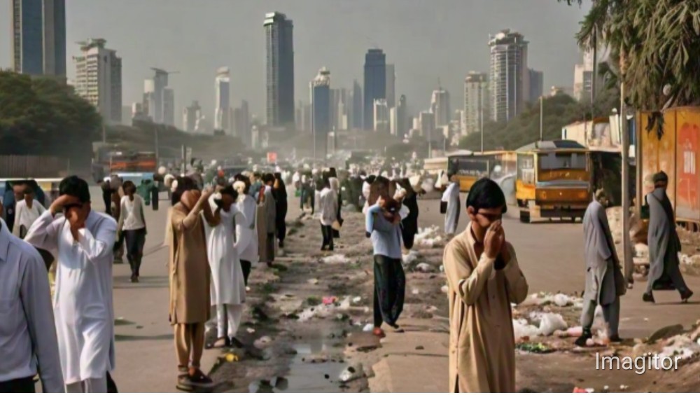 کراچی کی فضا میں پھیلی پراسرار بدبو کس چیز کی ہے؟ معمہ پھر حل