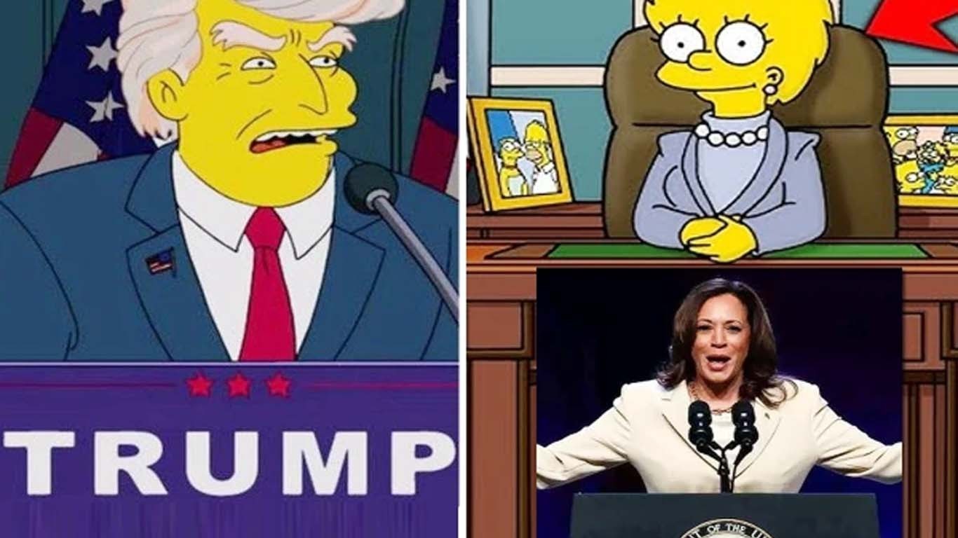 ٹرمپ یا کملا ہیرس، دی سمپسنز نے کس کی جیت کی پیشگوئی کی تھی؟
