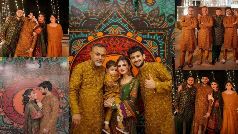 وی لاگر معاذ صفدر کے بھائی کی مہندی، تصاویر سامنے آگئیں