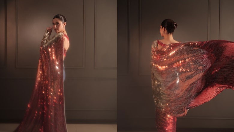 بھارتی فیشن ڈیزائنر کی ساڑھی میں ماہرہ خان کی تصاویر وائرل