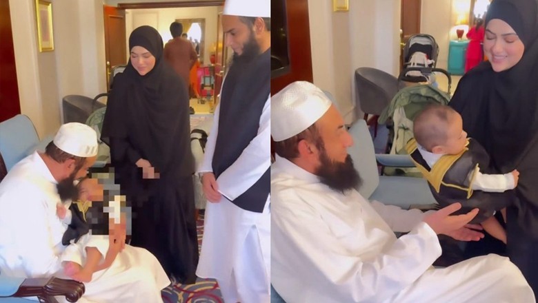 سابق بالی ووڈ اداکارہ ثنا خان کے ہاں دوسرے بیٹے کی پیدائش