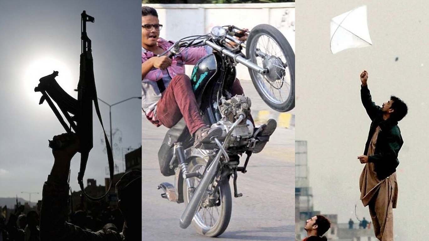 ہوائی فائرنگ، ون ویلنگ اور پتنگ بازی حرام ہے، فتویٰ جاری