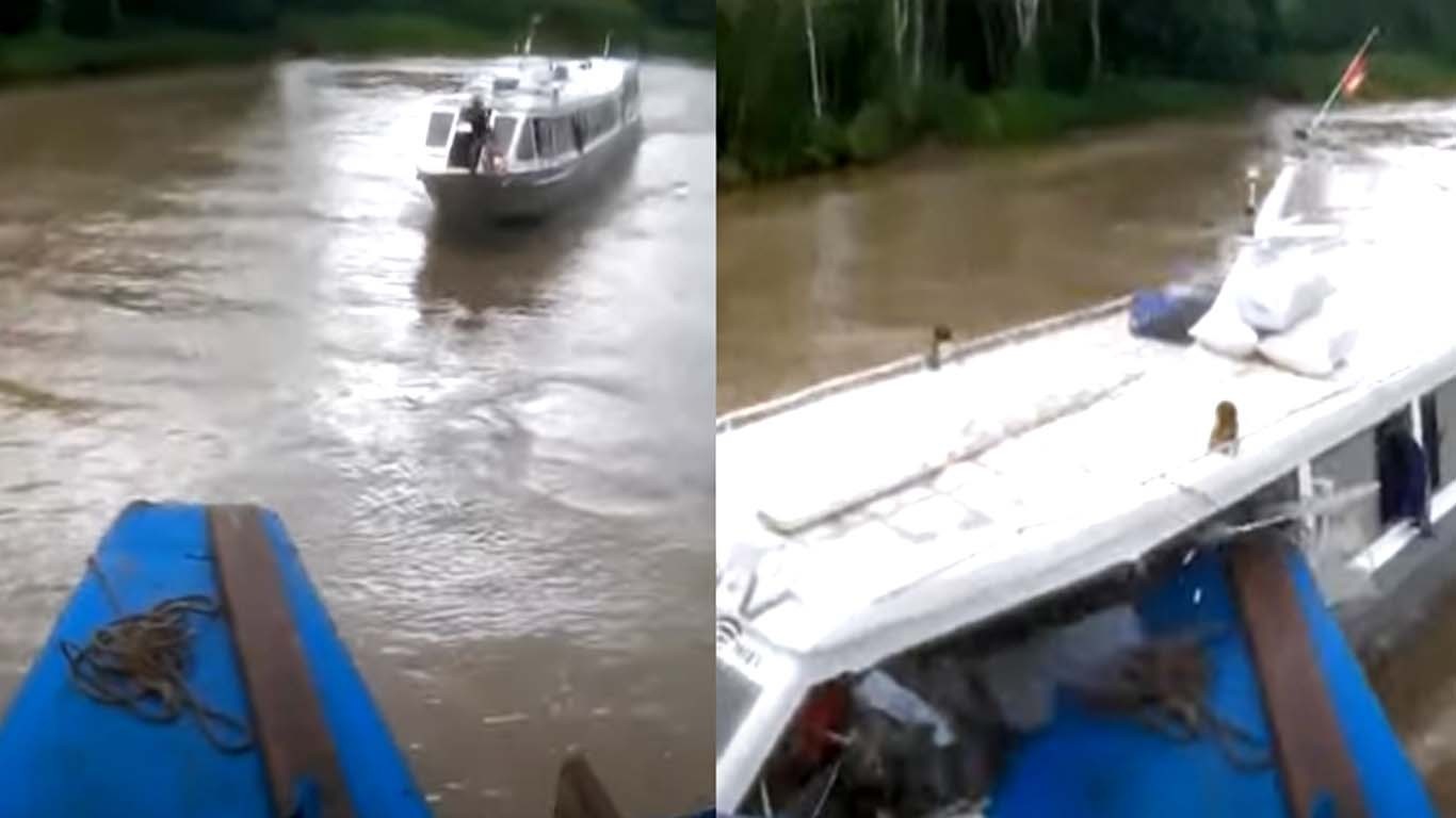 ایمیزون کے دریا میں سیاحوں سے بھری 2کشتیاں ٹکرا گئیں