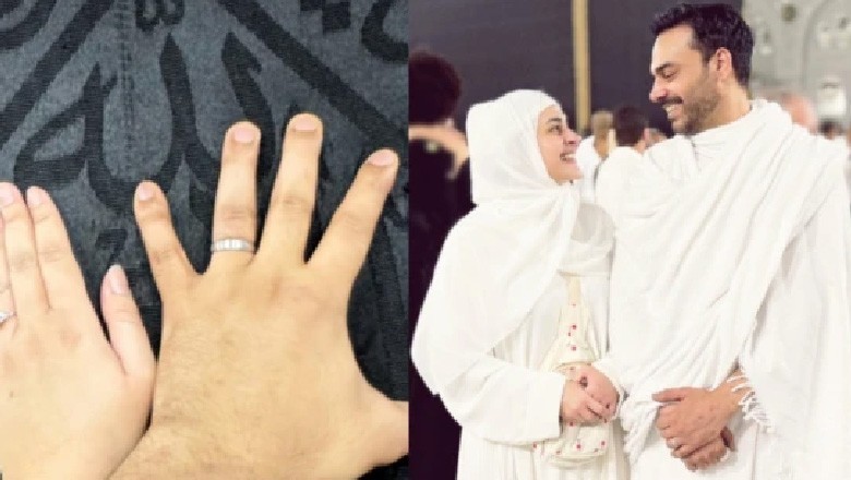 کبری خان اور گوہر رشید نے نکاح کے بعد عمرہ کی سعادت حاصل کرلی