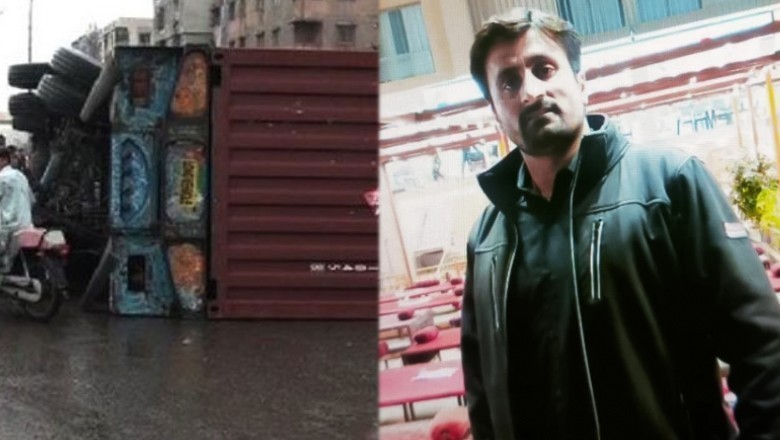 کراچی میں ایک اور ہیوی ٹریفک کا جان لیوا حادثہ، گونگا بہرا شہری جاں بحق