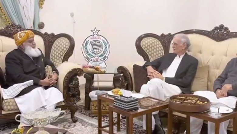 پرویز خٹک کا جمعیت علما اسلام میں شمولیت کا اعلان