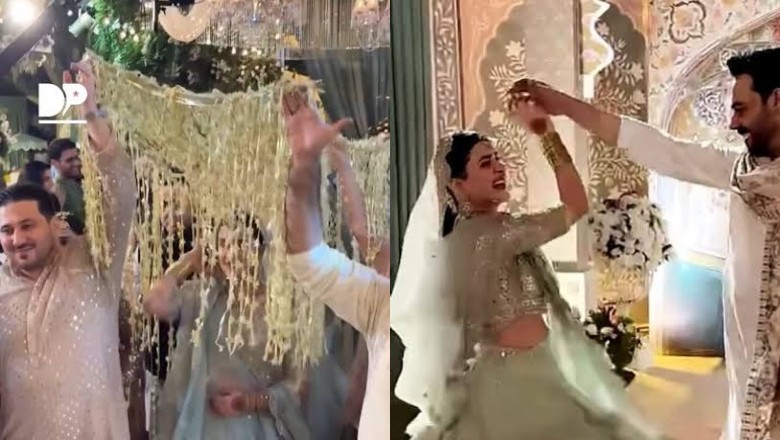 کبری خان اور گوہر رشید کی انوکھی مہندی، ویڈیوز سامنے آگئیں