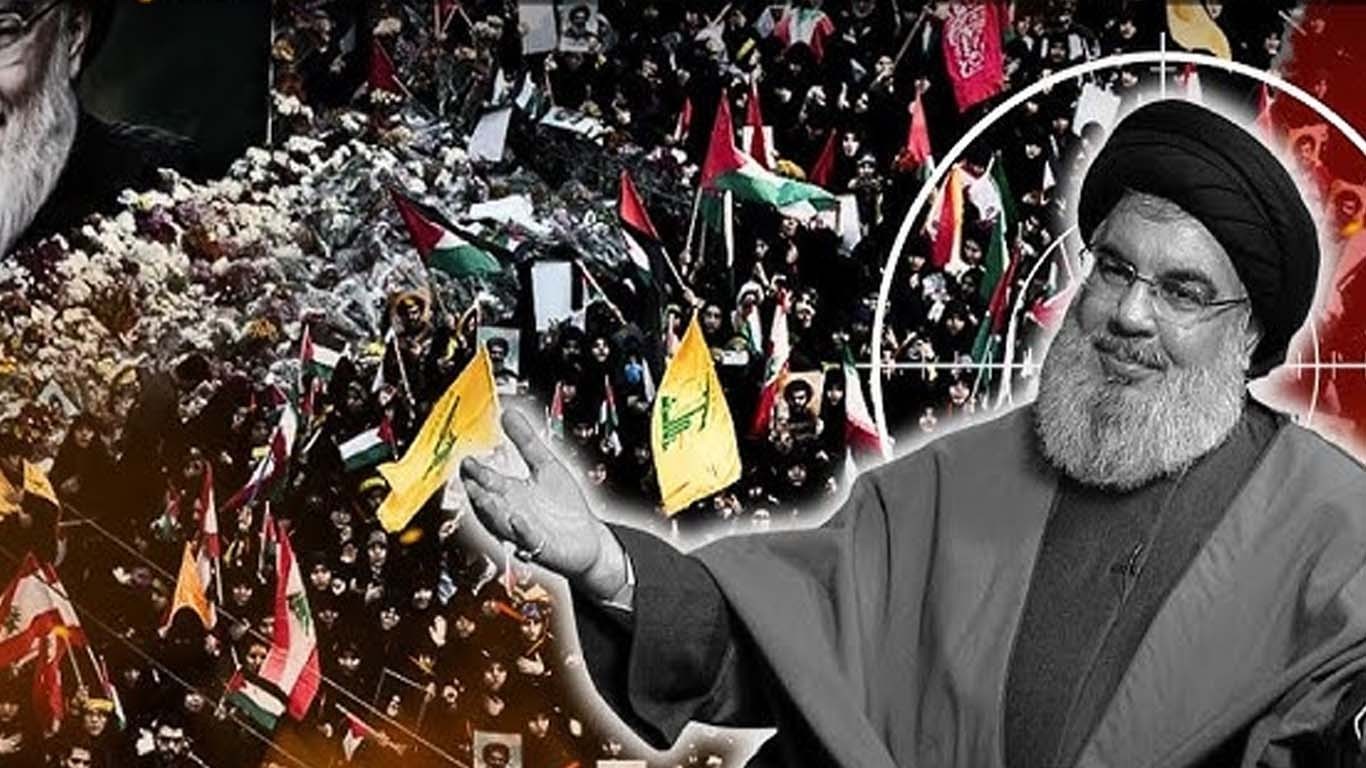 حسن نصراللہ، ہاشم صفی الدین کا جنازہ، ہزاروں افراد کی شرکت