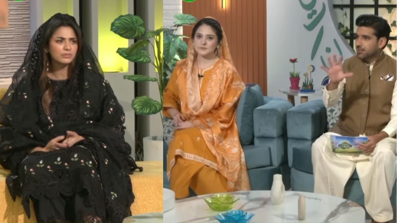 اداکارہ حرا سومرو دیر سے آنے پر اینکر پر برس پڑیں