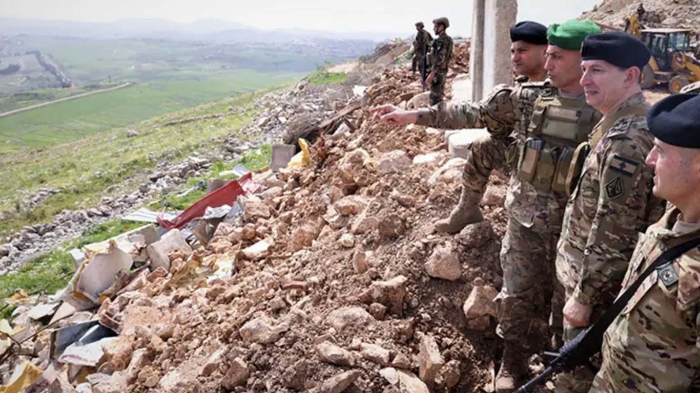 لبنان سے راکٹ باری اسرائیل کو جواز کر رہی ہے، کمانڈر لبنانی فوج