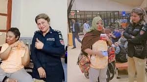 امریکی خاتون کا سندھ پولیس کی خاتون افسر سے اظہار محبت
