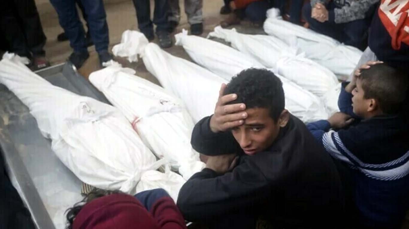 غزہ میں خون کی ہولی، 6 بھائیوں سمیت مزید 37 فلسطینی شہید