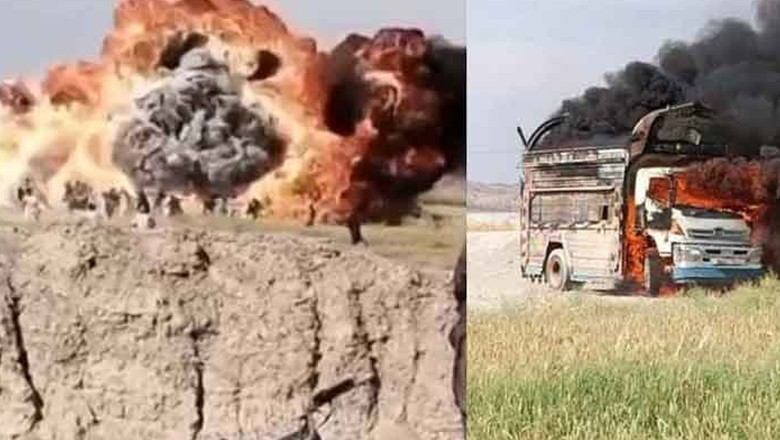 نوشکی میں تیل کے ٹرک میں دھماکا، ہلاکت کی تصدیق، درجنون زخمی