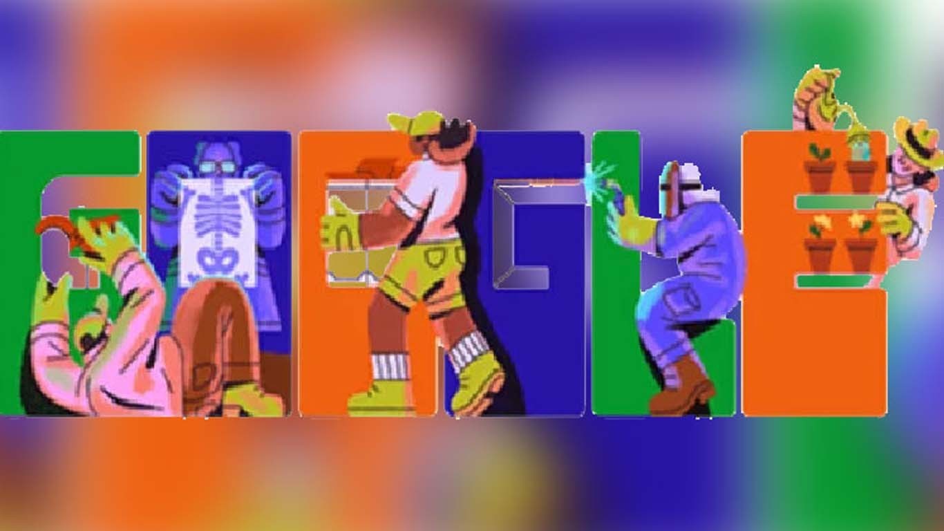 محنت کشوں سے اظہارِ یکجہتی، گوگل نے خصوصی ڈوڈل پیش کردیا