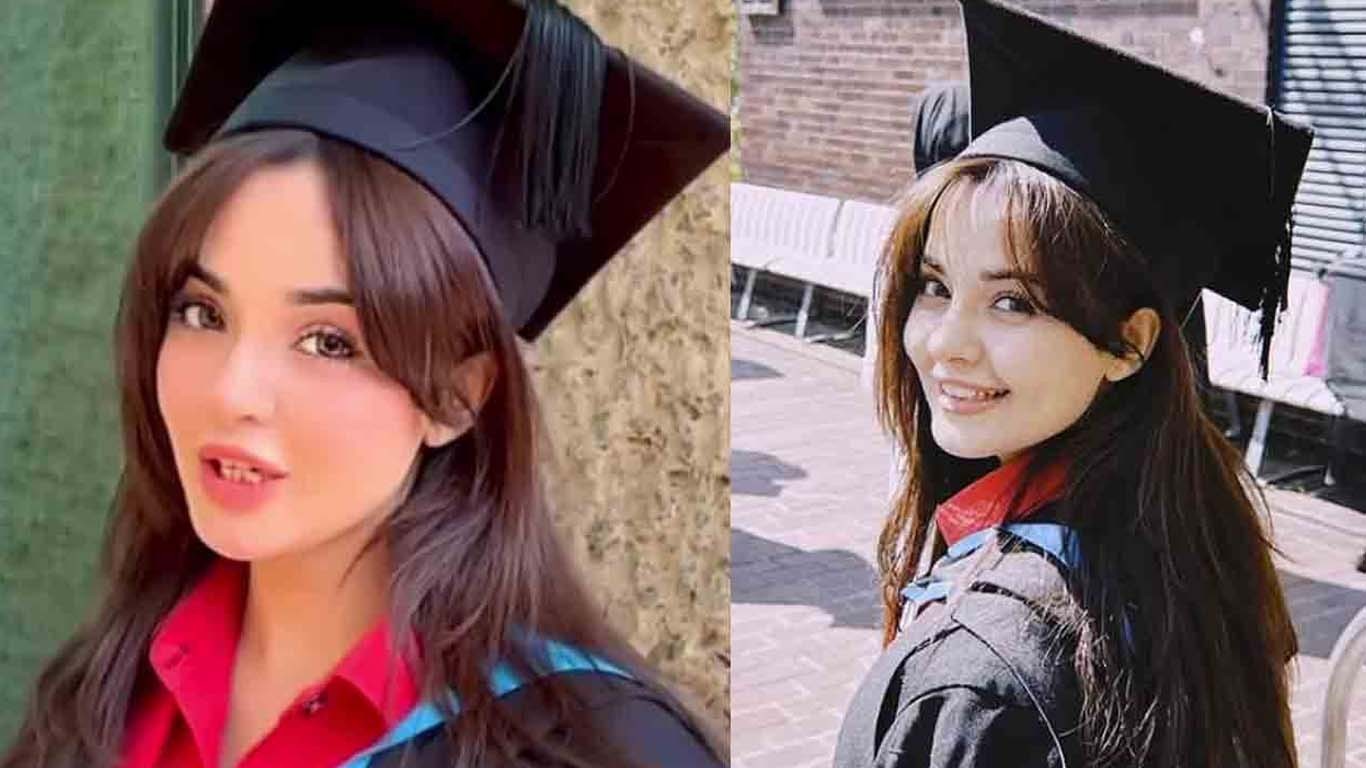 کومل میر نے لندن کالج سے گریجویشن کی ڈگری حاصل کرلی