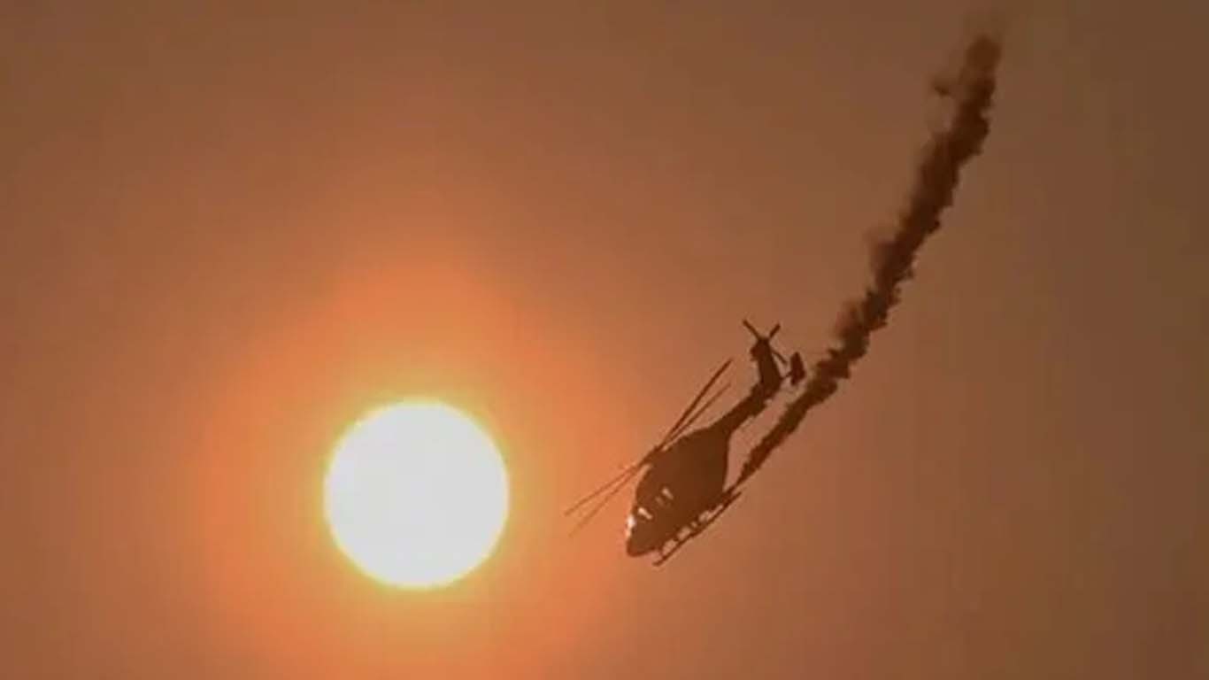 سری لنکا میں فوجی ہیلی کاپٹر گر کر تباہ، 6 اہلکار ہلاک