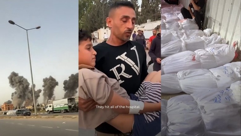 اسرائیلی کی غزہ میں یورپی اسپتال پر بمباری، مزید 84 فلسطینی شہید