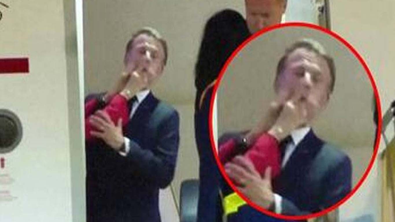 فرانسیسی صدر کا اہلیہ کے تھپڑ مارنے کی ویڈیو پر بیان سامنے آگیا