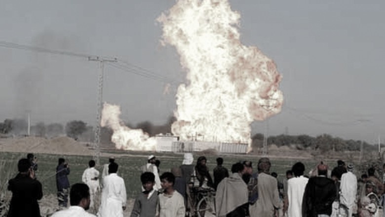 ڈیرہ مراد جمالی میں فتنہ الہندوستان کے دہشت گردوں نے گیس پائپ لائن اڑا دی