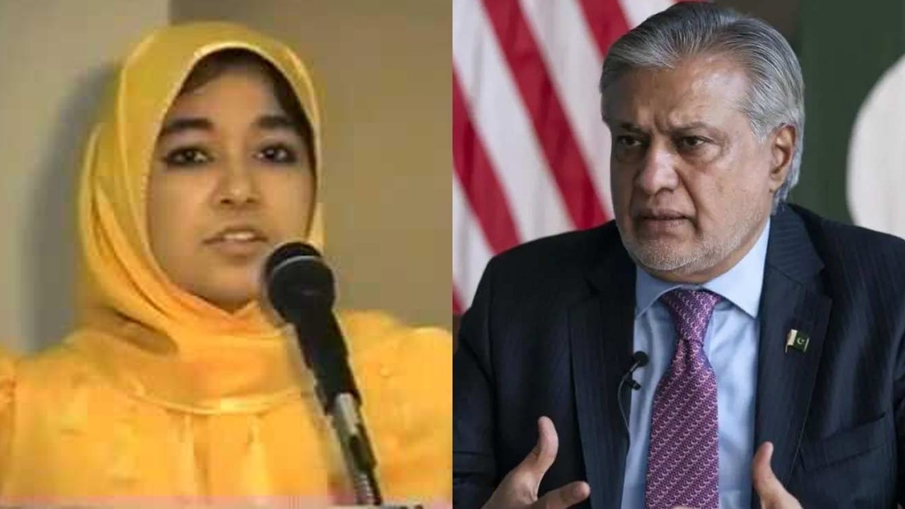 عمران خان کی سزا سے متعلق سوال پر اسحاق ڈار نے عافیہ صدیقی کی قید کو جائز و قانونی قرار دے دیا