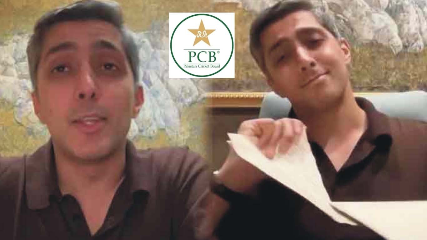 ملتان سلطانز کے علی ترین نے پی سی بی کا نوٹس پھاڑ دیا