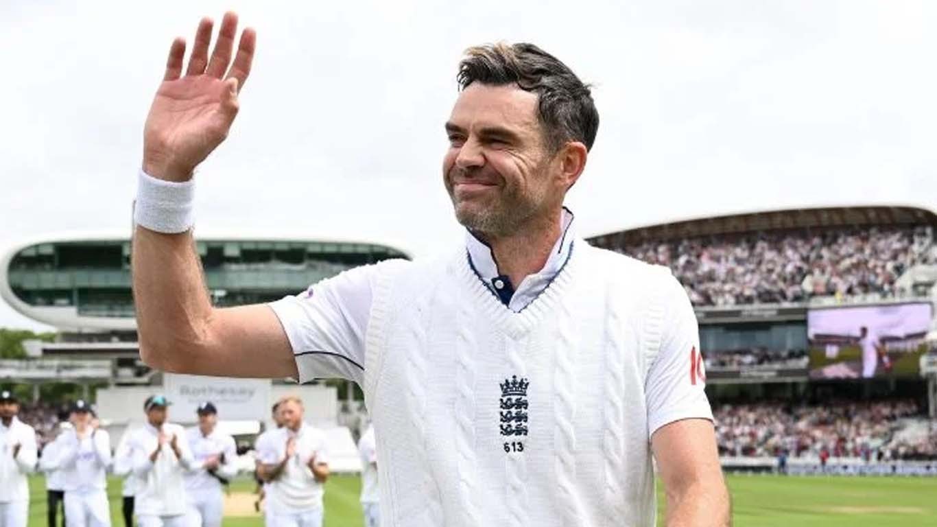 لیجنڈ انگلش بولر جیمز اینڈرسن کو سر کے خطاب سے نواز دیا گیا