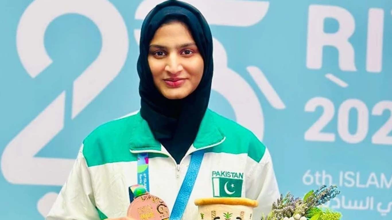 پاکستان کی عروشہ سعید نے کانسی کا تمغہ جیت لیا