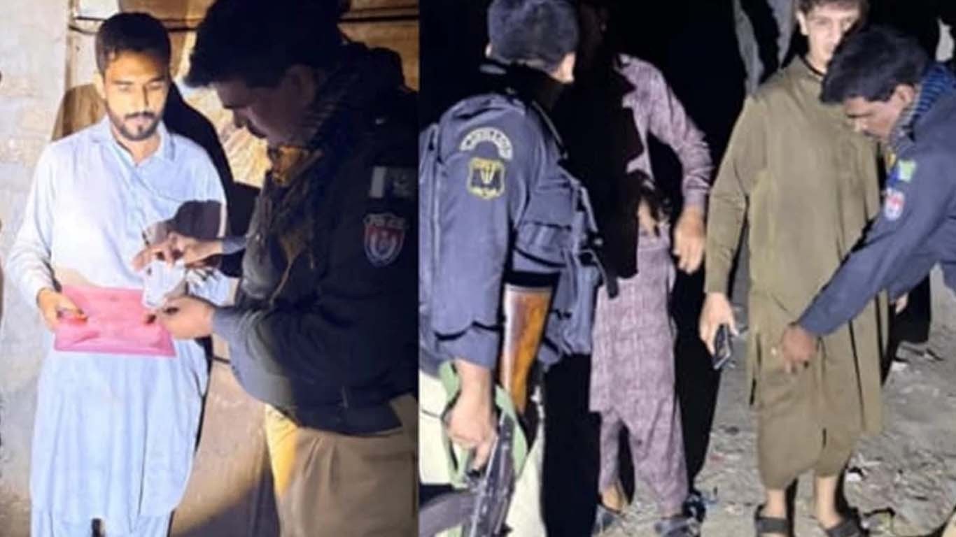 کراچی پولیس کا سرچ آپریشن، غیر قانونی مقیم افغان باشندے گرفتار