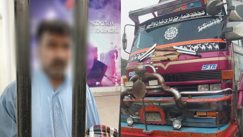 کراچی میں ایک اور موٹرسائیکل سوار ڈمپر گردی کا شکار