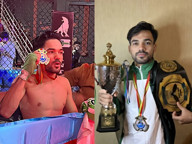 پاکستانی کک باکسر نے اسرائیلی حریف کو شکست دے دی