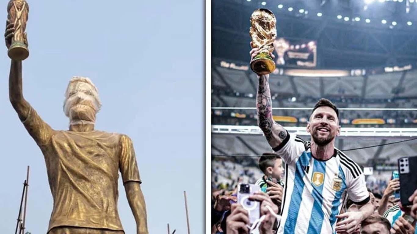 بھارت میں لیونل میسی کے اعزاز میں مجسمہ تیار