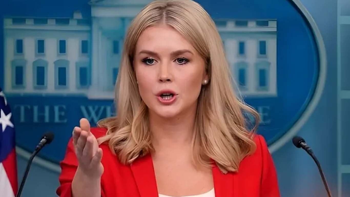 وائٹ ہائوس کی سب سے کم عمر پریس سیکرٹری کے ہاں مہمان کی آمد متوقع